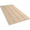 Ekena Millwork Rustic Four Board Joined Board-n-Batten Sandblasted Faux Wood Shutters w/No Batten, 22W x 24H, PR SHUBJN22X24SDPR - alternate 3